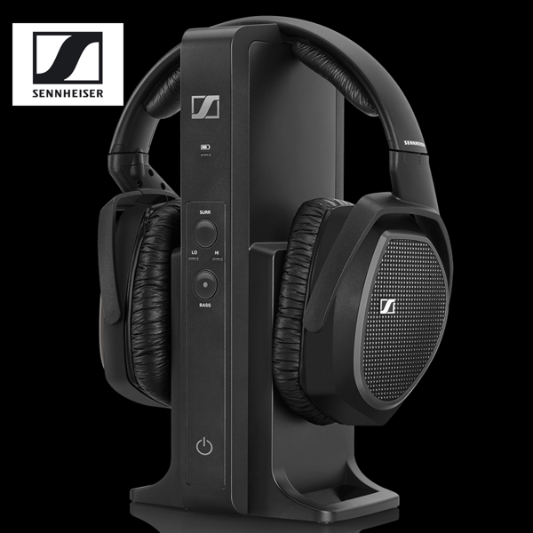 ყურსასმენი HEADSET SENNHEISER RS 175 WIRELES (RF) BLACK