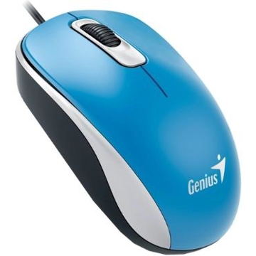 მაუსი genius DX-110 / USB / G5 / blue mouse / (blue, optical 1000dpi, fits both hands)