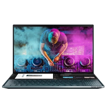 ნოუთბუქი ASUS ZenBook Pro Duo UX581GV-H2001R 15.6" 4K Dual Touchscreen Alexa Enabled Laptop (Intel Core I9-9980HK, 32GB RAM, 1TB PCI-E SSD, NVIDIA GeForce RTX 2060 6GB Graphics, Windows 10 Pro)