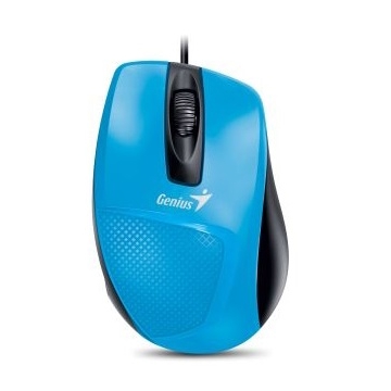 მაუსი Genius DX-150X / USB / G5 / blue / black (blue  optical 1000dpi  fits the right hand)