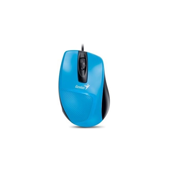 მაუსი Genius DX-150X / USB / G5 / blue / black (blue  optical 1000dpi  fits the right hand)