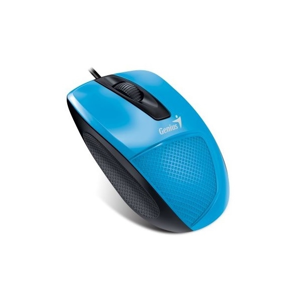 მაუსი Genius DX-150X / USB / G5 / blue / black (blue  optical 1000dpi  fits the right hand)