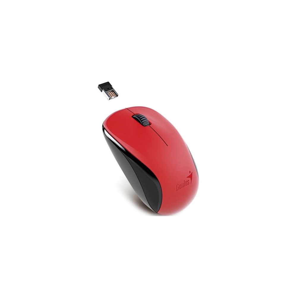 მაუსი Genius Wireless mouse NX-7005 Red (Red G5 Hanger) / 2.4GHz wireless / BlueEye 1200 dpi / 1xAA