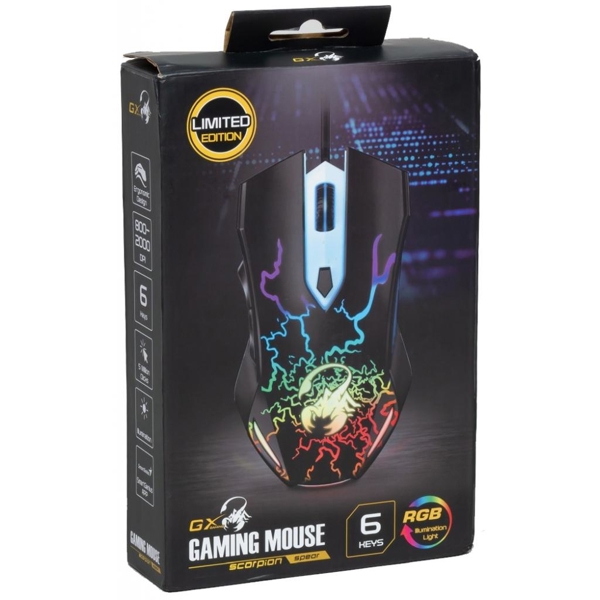 მაუსი Gaming mouse Genius Scorpion Spear / USB