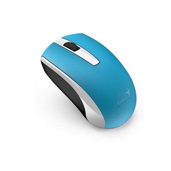 მაუსი Wireless mouse Genius ECO-8100 blue (Blue) / 2.4GHz / BlueEye 800-1600 dpi / NiMH battery