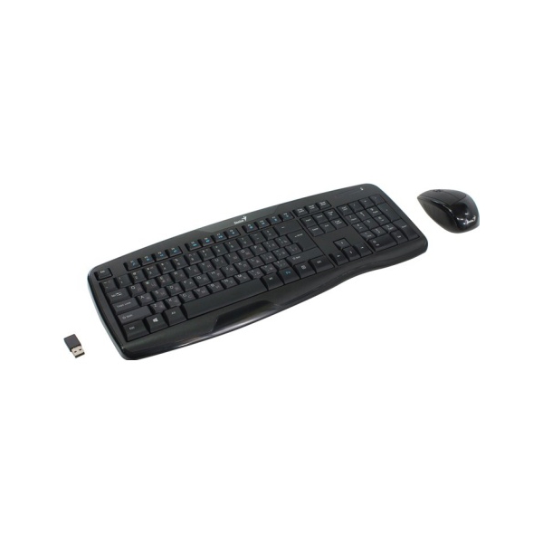 მაუსი+კლავიატურა Genius Wireless Mouse Keyboard Set KB-8000X / USB / Black / RU / 2.4GHz