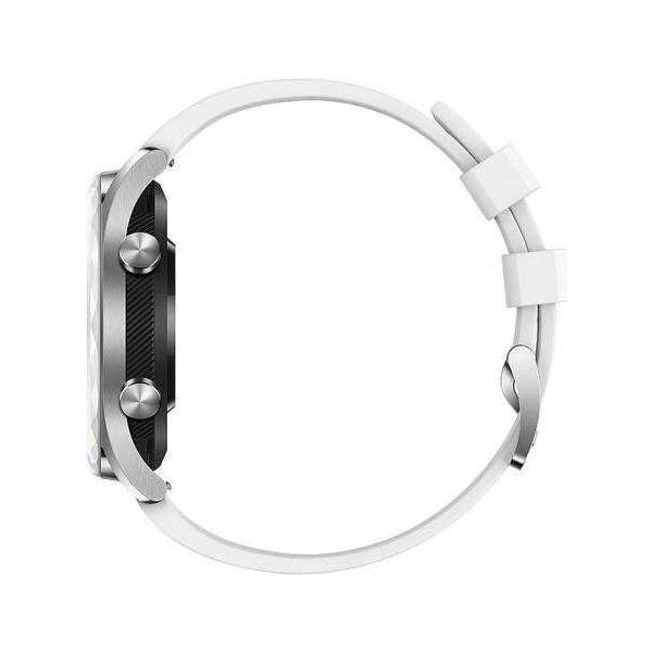 სმარტ საათი Huawei Watch GT Elegant Stainless Steel White Fluoroelastomer Strap  42.8мм / 1.2"