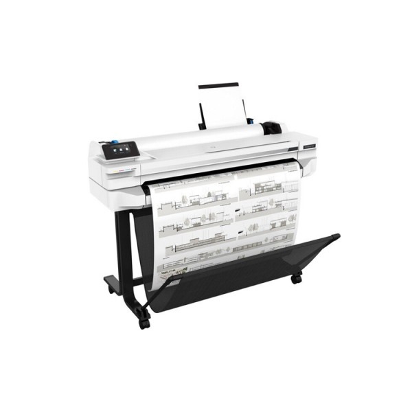 პრინტერი HP DesignJet T525 36-in Printer; 35 sec/page on A1; Up to 2400 x 1200 dpi; Roll size:279 to 610 mm; Input tray: A4, A3; manual feed: A2, A1, A0