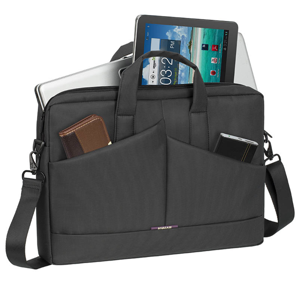 ნოუთბუქის ჩანთა RIVACASE 8731 Notebook Case 39.6 cm (15.6") Laptop bag Grey 