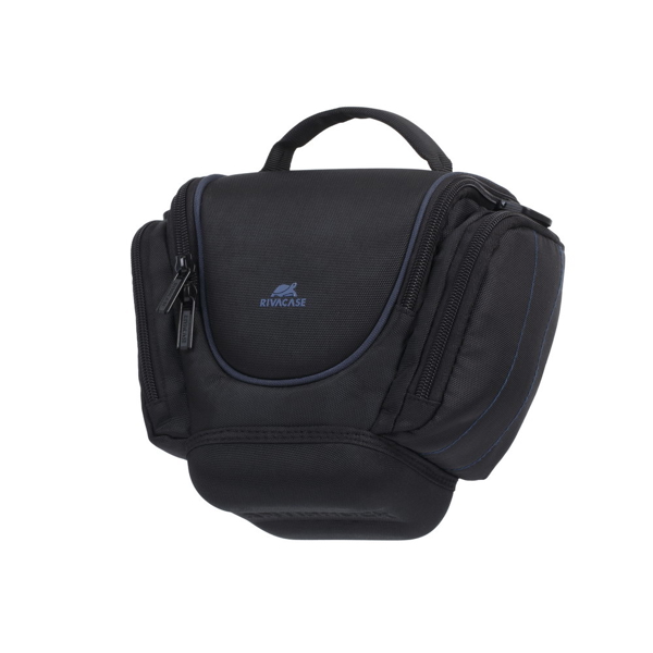 ფოტოაპარატის ჩანთა RIVACASE 7202 SLR Holster Case with side pockets Black
