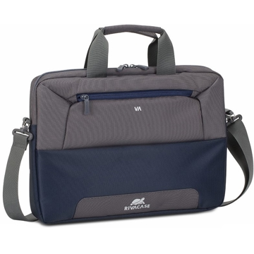 ნოუთბუქის ჩანთა RIVACASE 7727 13.3-14"  Steel Laptop bag Blue/Grey