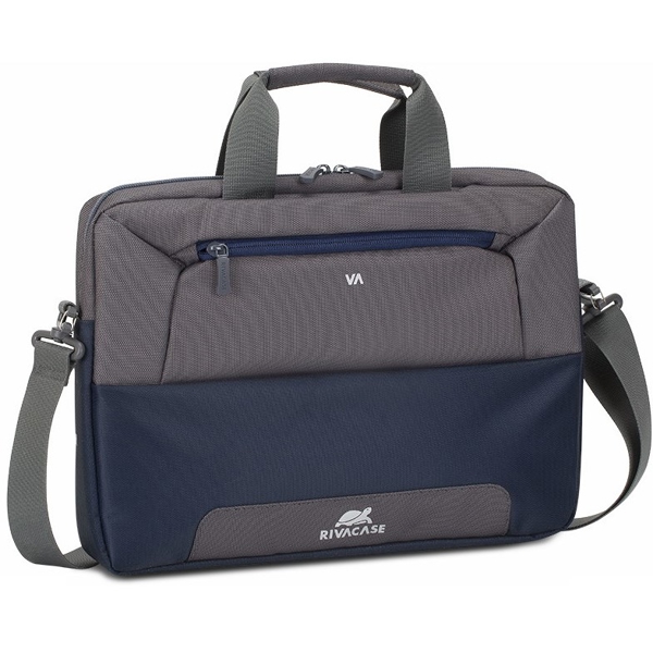 ნოუთბუქის ჩანთა RIVACASE 7727 13.3-14"  Steel Laptop bag Blue/Grey