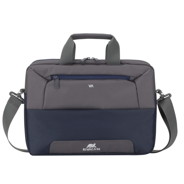 ნოუთბუქის ჩანთა RIVACASE 7727 13.3-14"  Steel Laptop bag Blue/Grey