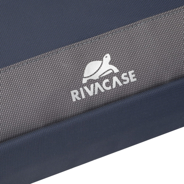 ნოუთბუქის ჩანთა RIVACASE 7727 13.3-14"  Steel Laptop bag Blue/Grey