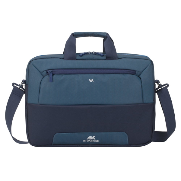 ნოუთბუქის ჩანთა RIVACASE 7737 15.6" Laptop Bag Steel Blue/Aquamarine