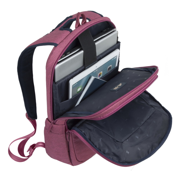 ნოუთბუქის ჩანთა RIVACASE 7760 15.6" Laptop backpack Red