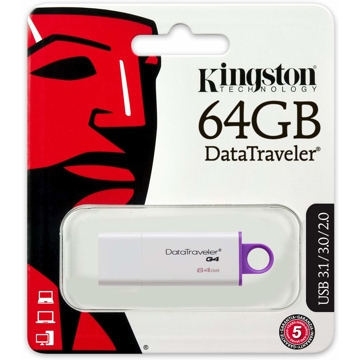 USB ფლეშ მეხსიერება Kingston 64GB USB 3.0 DTI Gen.4