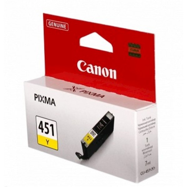 კარტრიჯი Canon CLI-451 Yellow Ink