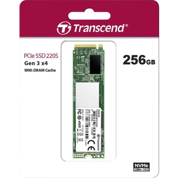 მყარი დისკი Transcend 256GB 220S NVMe PCIe 3.0 4x 2280 SSD M.2