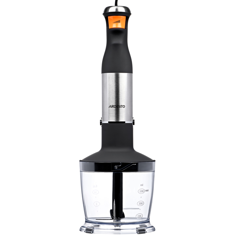 ხელის ბლენდერი Ardesto HBK-1601BR, 900W, 600ML, Hand Blender, Black/Silver