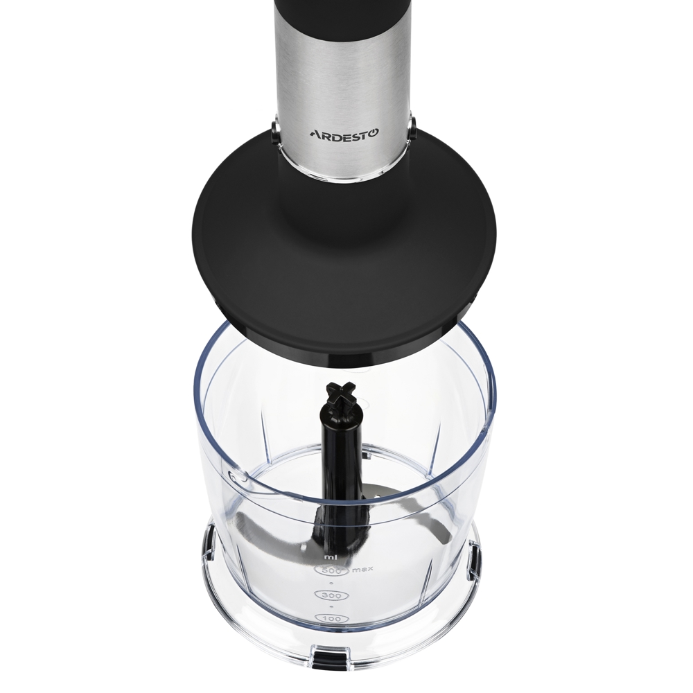 ხელის ბლენდერი Ardesto HBK-1601BR, 900W, 600ML, Hand Blender, Black/Silver