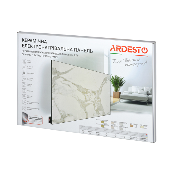 ელექტრო გამათბობელი ARDESTO HCP-600WTM 11 m² Wall-mounted