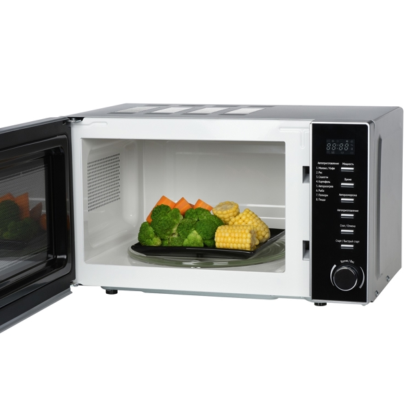 ARDESTO GO-E725S, 700W, 20L, Microwave Oven, Gray