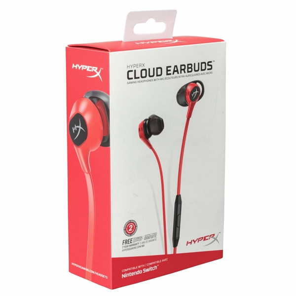 ყურსასმენი Kingston HyperX Cloud EARBUDS HX-HSCEB-RD