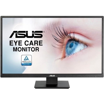 მნიტორი ASUS VA279HAE Eye Care Monitor - 27 inch, Full HD, Low Blue Light, Flicker Free, Wall Mountable, Black