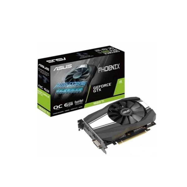 ვიდეო დაფა ASUS GeForce GTX1660TI 6GB GDDR6 Dual-ball bearing fans