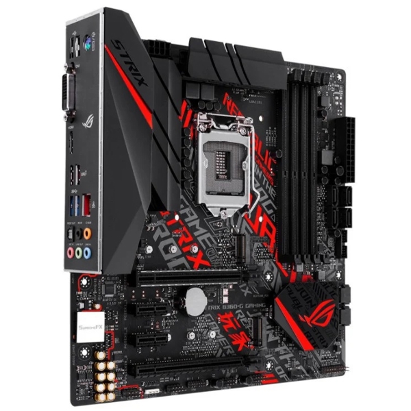 დედა დაფა ASUS STRIX B360-G Gaming s1151 B360 4xDDR4 M.2 HDMI-DVI M.2 Socket 3 mATX