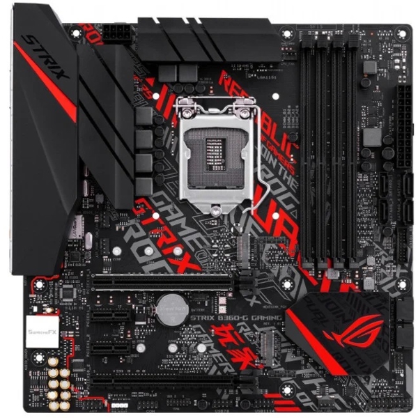 დედა დაფა ASUS STRIX B360-G Gaming s1151 B360 4xDDR4 M.2 HDMI-DVI M.2 Socket 3 mATX