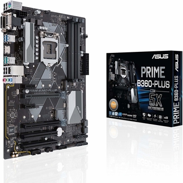 დედა დაფა ASUS PRIME B360-PLUS s1151 B360 4xDDR4 M.2 HDMI-DVI-VGA M.2 Socket 3 ATX