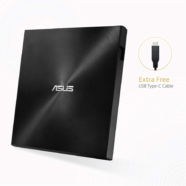 გარე დისკის წამკითხველი ASUS ZenDrive SDRW-08U9M-U DVD-R/RW USB2.0 EXT Ret Ultra Slim Black