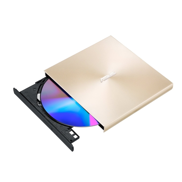 გარე დისკის წამკითხველი ASUS ZenDrive SDRW-08U9M-U DVD-R/RW USB2.0 EXT Ret Ultra Slim GOLD