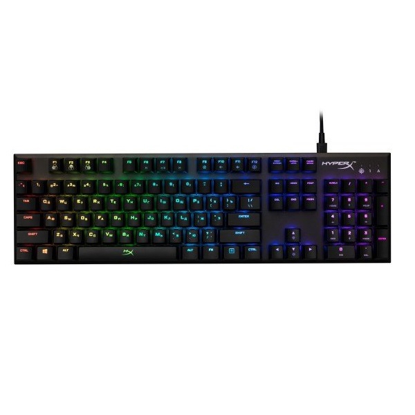 კლავიატურა Kingston HyperX Gaming Keyboard Alloy FPS RGB Kailh Silver Speed 