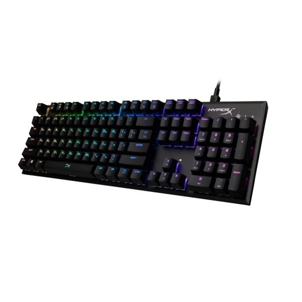კლავიატურა Kingston HyperX Gaming Keyboard Alloy FPS RGB Kailh Silver Speed 
