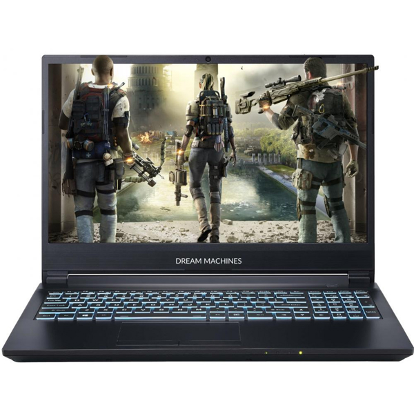 ნოუთბუქი Dream Machines G1660Ti-15 15.6FHD IPS AG / Intel i7-9750H / 16GB / 480F / NVD1660Ti-6 / DOS / Black