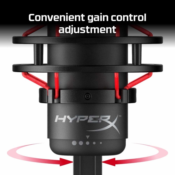 მიკროფონი HyperX Quadcast ( HX-MICQC-BK )