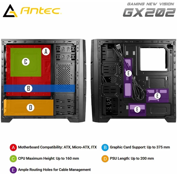 ქეისი Antec GX202  