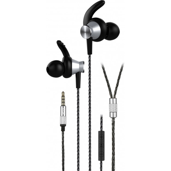 ყურსასმენები Headphones 2E S8 Piston Magnet Mic Silver