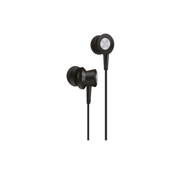 ყურსასმენები 2E A1 ErgonomicFit with volume control switch and mic Wired In Ear Headphones Black