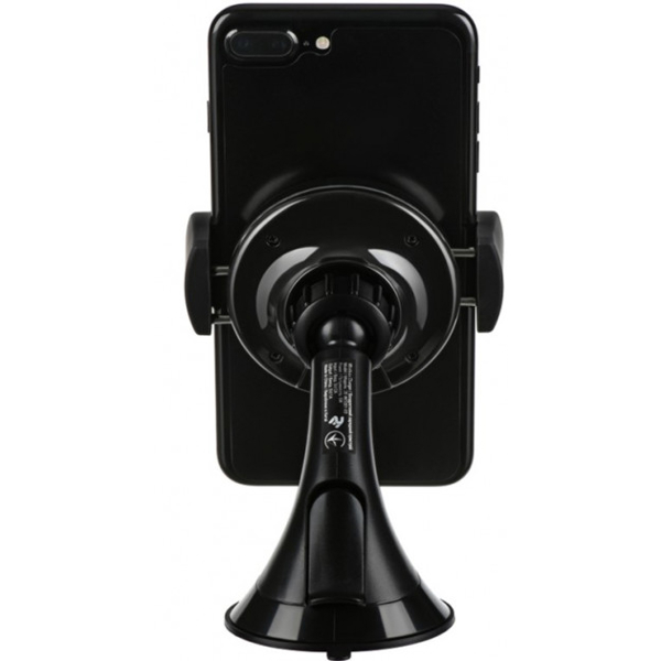 მობილურის დამტენი 2E Car Mount Rotating Wireless Charger Black