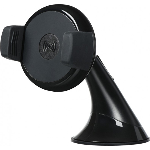 მობილურის დამტენი 2E Car Mount Rotating Wireless Charger Black