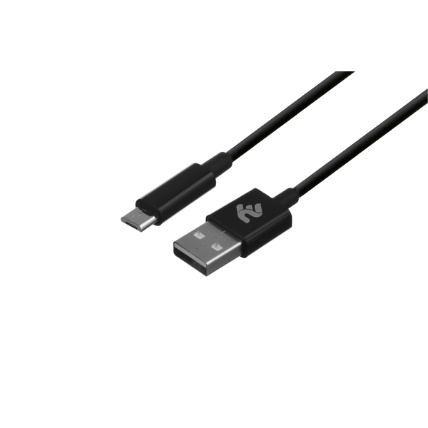 USB კაბელი 2E USB 2.0 to MicroUSB Molding Type 1m Black