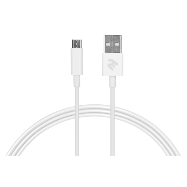 2E USB 2.0 to MicroUSB Molding Type 1m White