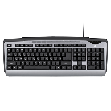 კლავიატურა Keyboard wired 2E KM1010 USB Gray