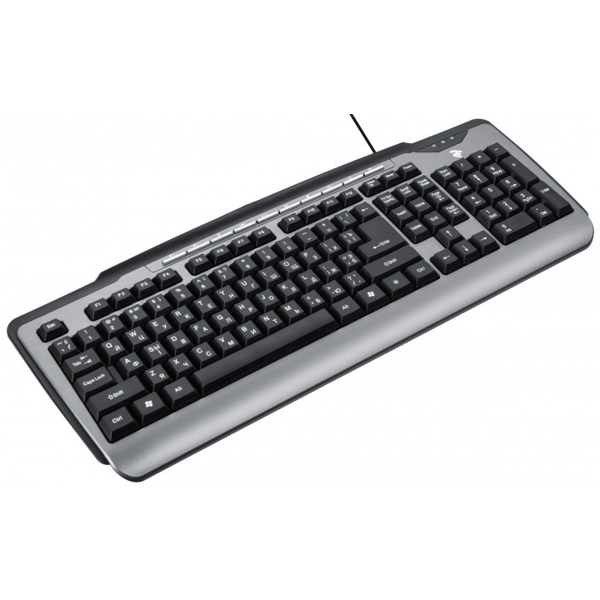 კლავიატურა Keyboard wired 2E KM1010 USB Gray