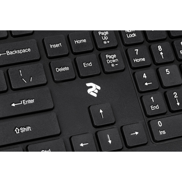 კლავიატურა Keyboard 2E KS210 Slim WL Black