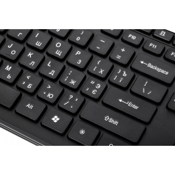 კლავიატურა Keyboard 2E KS210 Slim WL Black